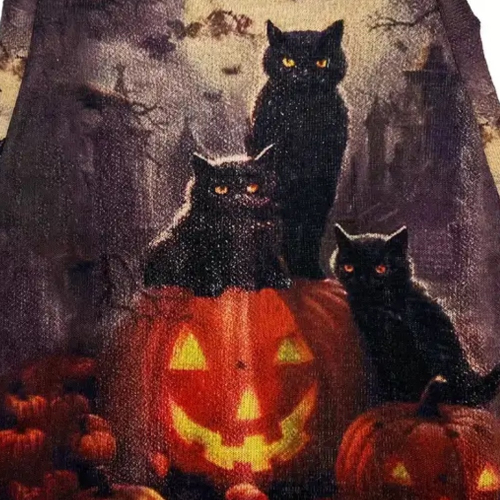 Black cat sweater - Picture 4 of 6